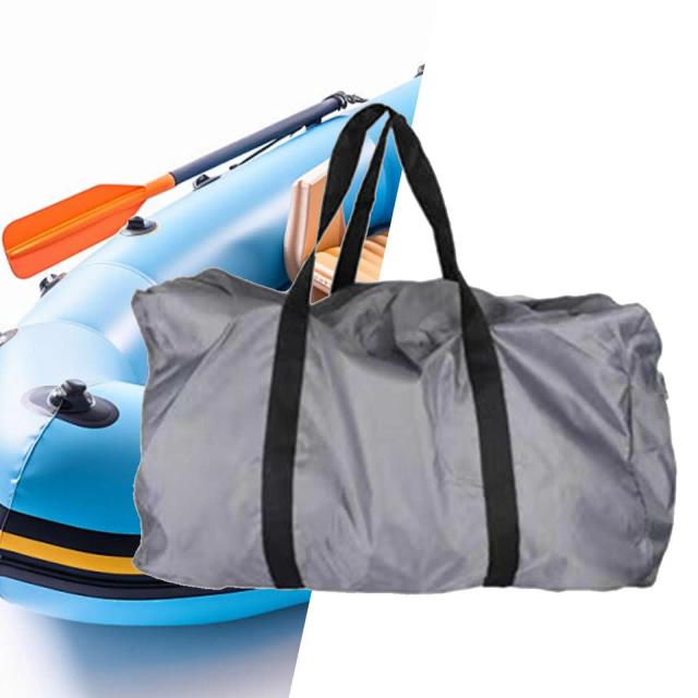 Caiaque Dobrável com Bolsa de Transporte e Zíper, Ideal para Rafting - 75x45cm