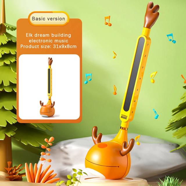 Otamatone Japonês: Instrumento Musical Eletrônico Kawaii para Crianças - Sintetizador de Girino Elétrico e Piano Kalimba, 1 Peça