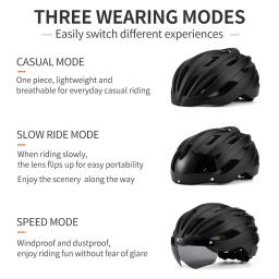 Eastinear-road Capacete De Bicicleta Com Luz Traseira LED, Capacete De Ciclismo, Respirável, Ajuste 57-62cm, Ultra Leve, Para Adulto - Image 4