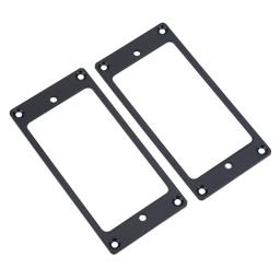 2 pçs liga de alumínio humbucker captador anel de montagem metal plana hunmbucker guitarra elétrica captador quadro montagem anéis kit - Image 3