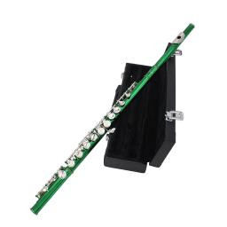 SLADE-Professional C Key Flauta Fechada, Flauta Verde Aberta, Flauta de Concerto com Caixa, Pano de Limpeza, Luvas, 16 Buracos - Image 3