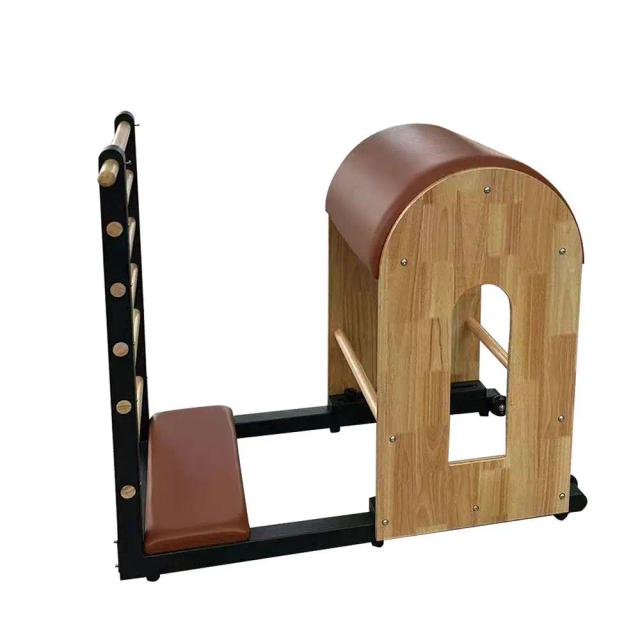 Kingace Reformador de Pilates e Barril de Escada de Carvalho PLK-008E