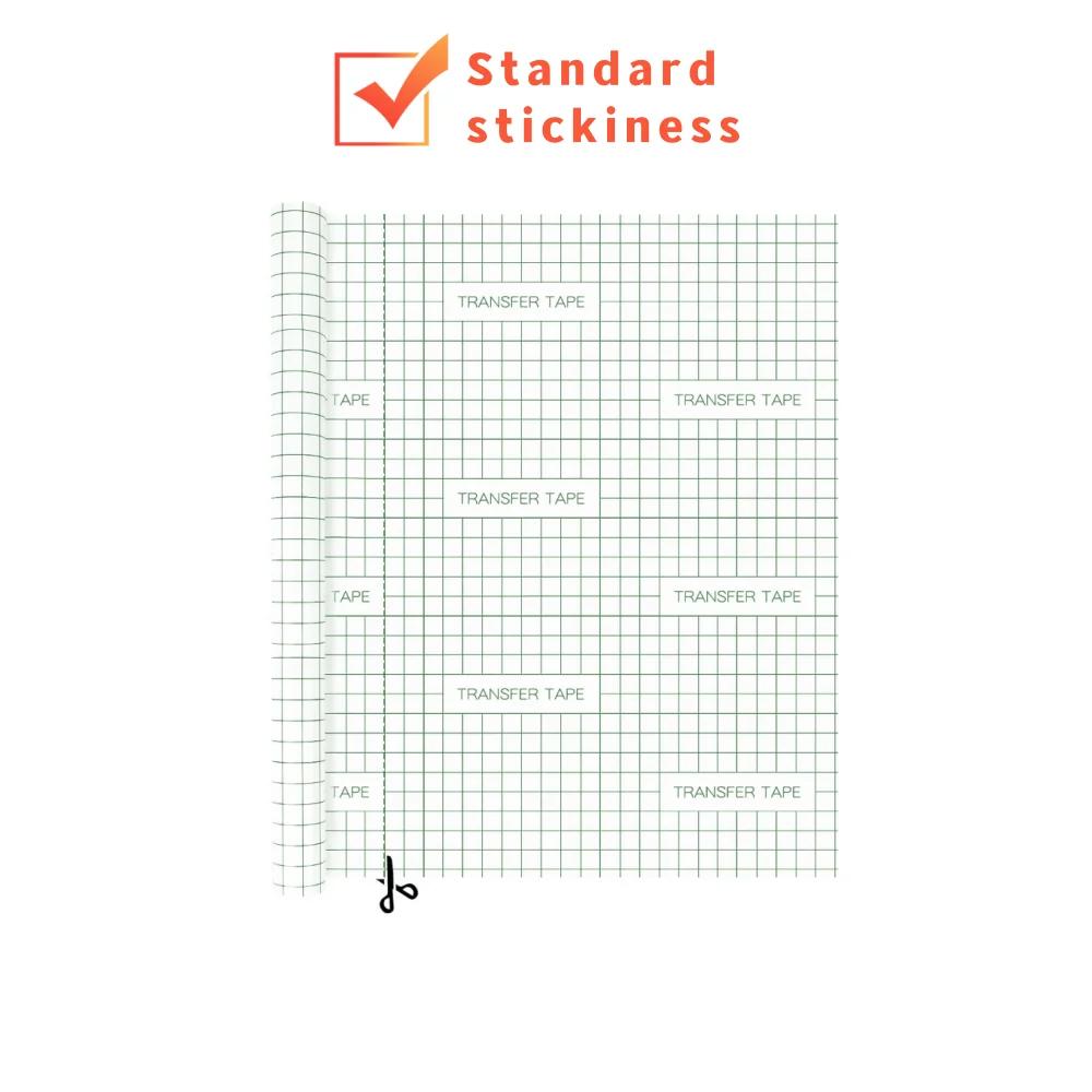 Premium Vinyl Transfer Tape, papel de transferência transparente para vinil adesivo, adesão padrão e forte para Cricut & Silhouette - Image 1