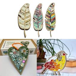 Criativo DIY manchado artesanato mosaico kit, pena brilhante, artes e ofícios para adultos e crianças, artesanato artesanal para amantes - Image 3