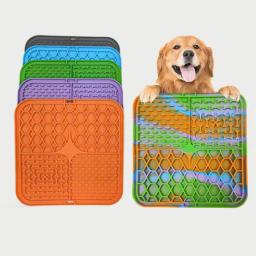 Dog Slow Feeders Mats, Lick Mat, Tédio, Redução da Ansiedade, Perfeito para Comida, Iogurte, Amendoim, Manteiga, Alternativa para Slow Feed Dog Bowl - Image 1