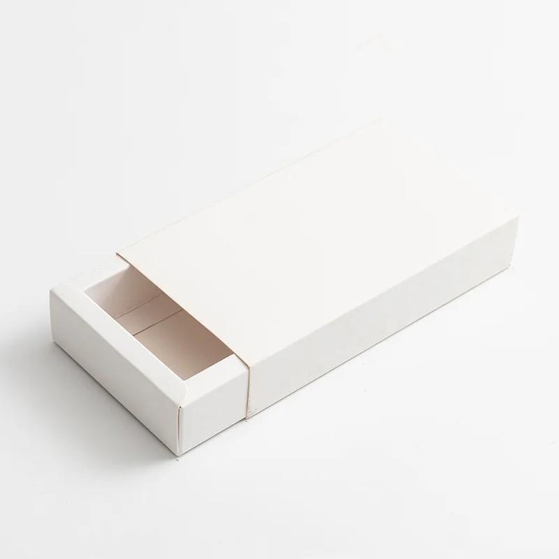 10 pces bom papel kraft caixa de embalagem de presente festa de casamento biscoito doces caixas de bolo com janela de pvc transparente delicada gaveta exibição - Image 1