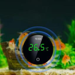 Led digital aquário termômetro medida medidor temperatura ferramentas vara no tanque peixes submersível medidor da água - Image 2