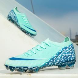 Botas de futebol antiderrapantes profissionais para homens e crianças, chuteiras de futebol, alta qualidade, calçados esportivos, TF, FG, crianças, nova chegada - Image 5