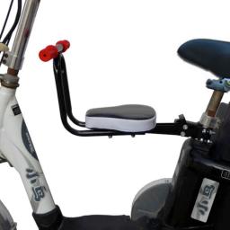 Sela de bicicleta elétrica portátil para crianças, almofada de bicicleta, assento dobrável, mountain bike, MTB, bebê, pedal - Image 1