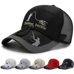 Respirável Pesca Chapéus para Montanhismo Esportes, ajustável Hip Hop Hat, Bonés de beisebol, monocromático, ao ar livre - Image 6