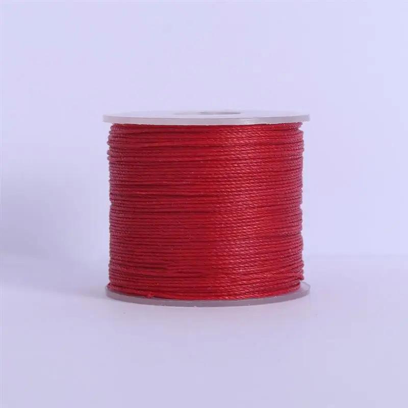 Rolo de fio de couro encerado, diy, artesanato, diy, diy, artesanato, fio de cera, redondo, 20m/rolo, 0,6mm - Image 1