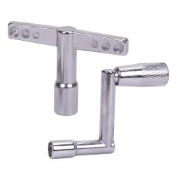 Metal Drum Tuning chave chave, Drum ferramenta chave, portátil, liga, preciso - Image 6