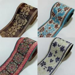 1m Vintage étnico bordado laço fita Boho guarnição DIY vestuário saco cortina artesanato acessórios bordados tecido - Image 3