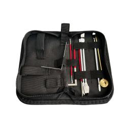 8 pçs kit de ferramentas de reparo aço inoxidável com estojo carry woodwind instrumento maintanance kit para piccolo flauta clarinete oboé - Image 4