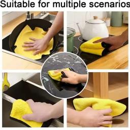 Panos de microfibra para carro, lados duplos, super absorventes, lavagem, secagem, toalhas de limpeza, detalhamento automático, ferramenta de limpeza - Image 3