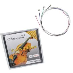 Violino Acessórios Conjunto com Cordas, Econômico Peças, pano de limpeza, Música Ferramentas Instrumento, Mudo, Rosin, Alta Qualidade - Image 2