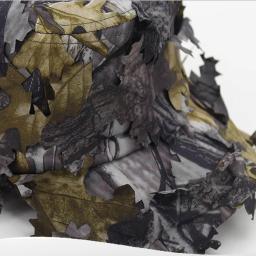 Tampão de camuflagem militar tático ao ar livre, proteção solar, 3D Bionic Leaf, Chapéu de caça Camo do exército - Image 4
