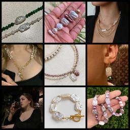 Luxo barroco pérolas de água doce irregular pérolas brancas pingente charme para fazer jóias diy colar pulseiras brincos - Image 3
