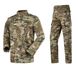 Masculino Tático FG Atacs Preto Uniforme, Camisa e Calças, CP Multicam, Terno de Camuflagem, Airsoft Gear - Image 3