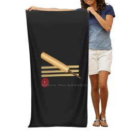Quick Dry Cricket Praia Toalha, Wicket macio, Bat e Bola, Jogo de Cricket, cyclia5050 - Image 4