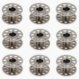 Bobina de bobina de metal, ferramentas para máquinas de costura doméstica, carretel de núcleo de linha de aço inoxidável, acessórios de costura, 1 peça - Image 5