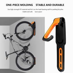 1pc rack de montagem na parede da bicicleta mtb estrada armazenamento fixo pendurado gancho suporte da bicicleta suporte titular ciclismo estacionamento fivela - Image 1