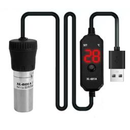 Aquecedor de aquário 20w/25w, mini aquecedor submersível ajustável para tanque de peixes com display digital, controlador de temperatura externo - Image 1