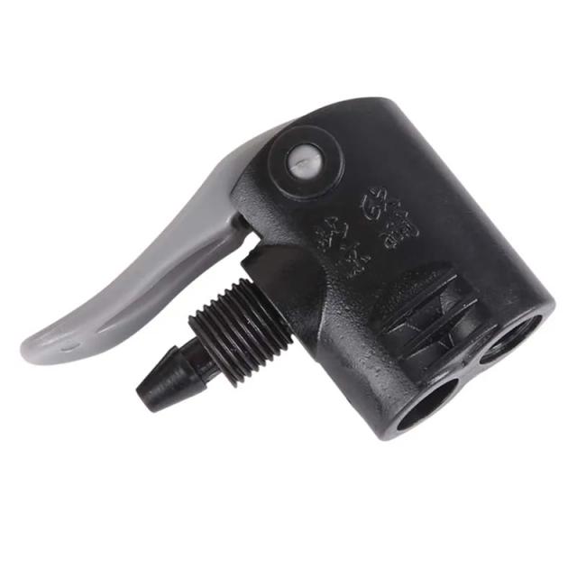 Adaptador de Inflador para Bicicletas Schrader e Presta com Cabeça Dupla BC0047