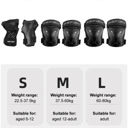 Patinação de rolo cotovelo joelheiras almofadas de pulso capacete crianças adultos protetor de quadril equitação ao ar livre skate esportes no gelo equipamentos de proteção - Image 5