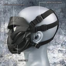 ZLang-Máscara Protetora Completa para Airsoft, Jogo Tático, Crânio Respirável, Ajustável, Traje de Halloween, CS Cosplay, Engraçado - Image 4