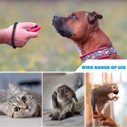2/pacote de treinamento do cão clicker com alça de pulso ajustável durável leve fácil de usar para gatos filhote de cachorro aves cavalos - Image 5