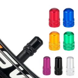 4/10 pçs tampa da válvula do pneu da bicicleta liga de alumínio schrader/presta núcleo da válvula envia mtb tampa da válvula sem câmara de ar mtb acessórios da bicicleta - Image 2