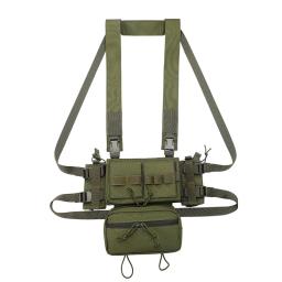 Homens Multicam caça MK3 tático peito Rig arnês, Modular leve Airsoft Militar Vest, 5.56 Mag bolsa, Panball engrenagem - Image 3