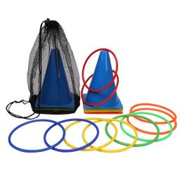 Cones de plástico macio Ring Toss Throwing Game, Carnaval Combo Set, Jogos de festa, brinquedo para criança, adulto - Image 2