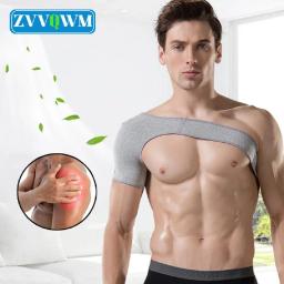 1 pçs compressão ombro cinta mulheres homens alívio da dor rotador manguito ombro tala tendinite esportes protetor de ombro - Image 1