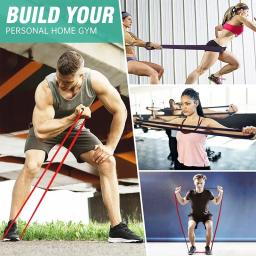 Faixa Power Fitness para Exercícios de Treino, Resistência ao Exercício, Elástico, Crossfit, Músculos Fortes, Equipamento de Ginástica, 208cm - Image 3