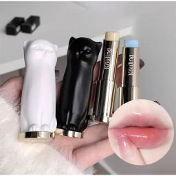 Bálsamo labial natural hidratante para gatos, máscara para lábios secos, poder hidratante, cuidado nutritivo, 2 peças, 1 pc - Image 1