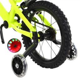 LED Mudo Rodas Auxiliares para Crianças, Roda de Treinamento, Flash, Ciclismo, Aprendizagem, Prática, Estabilizador, Luz Piscando, Bicicleta, 1 Par - Image 2