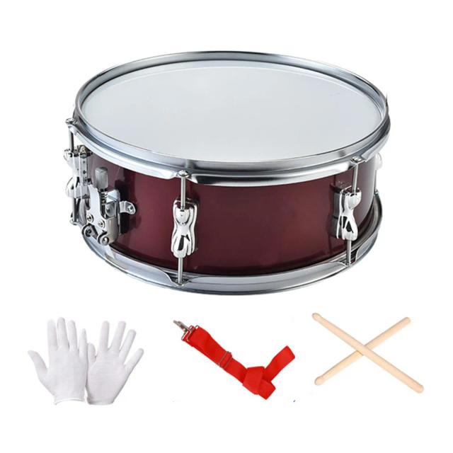 Snare de tambor duplo para iniciantes e crianças - Percussão divertida com 13 polegadas