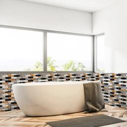 3d auto-adesivo à prova dwaterproof água tijolo forma adesivo de parede casa de banho decoração - Image 4