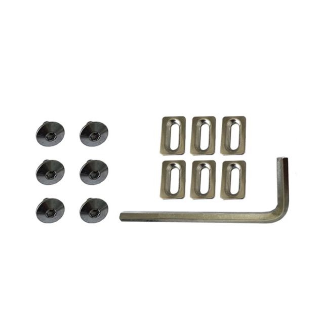 Kit de Presilhas de Pedal para Bicicleta de Estrada: Melhore seu Desempenho com 6 Arruelas e 6 Parafusos M5