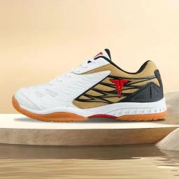 Tênis de mesa para homens e mulheres, tênis esporte designer, marca de luxo, sapato badminton, unissex, antiderrapante, sapato de corte, venda quente, 2024 - Image 6