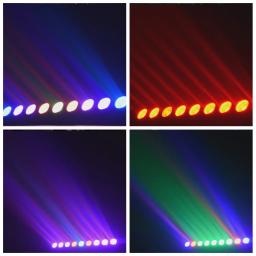 Luz led rgb com efeito de lavagem, 9x12w, com controle remoto, para dj, discoteca, indoor party, parede de fundo, iluminação, novo - Image 6