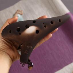 Ocarina cerâmica para iniciantes, Zelda Instrument, Alto C Key, flauta defumada AC, presentes de música, 12 buracos - Image 3