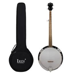 IRIN-Rosewood Fingerboard Banjo com saco, 5 cordas, 22 traste, guitarra, iniciante, instrumento musical, presente - Image 1