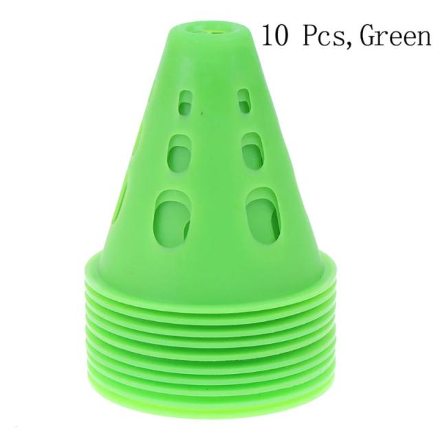 Cones de Agilidade Maker para Treinamento de Slalom Roller e Patinação - Pacote com 10 Cones para Atividades ao Ar Livre