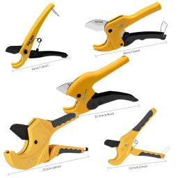 Cortador de tubos 33mm/42mm/63mm, corpo de liga de alumínio, tesoura catraca, cortador de tubos, pvc/pu/pp/pe, ferramentas manuais de corte de mangueira - Image 6