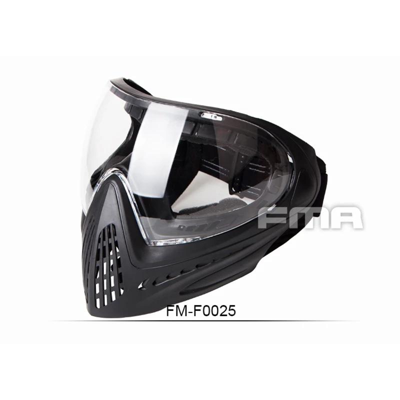 Máscara facial completa FMA f1 com camada única para paintball, máscara de segurança anti-nevoeiro, equipamento tático de airsoft, novo, 2020 - Image 1