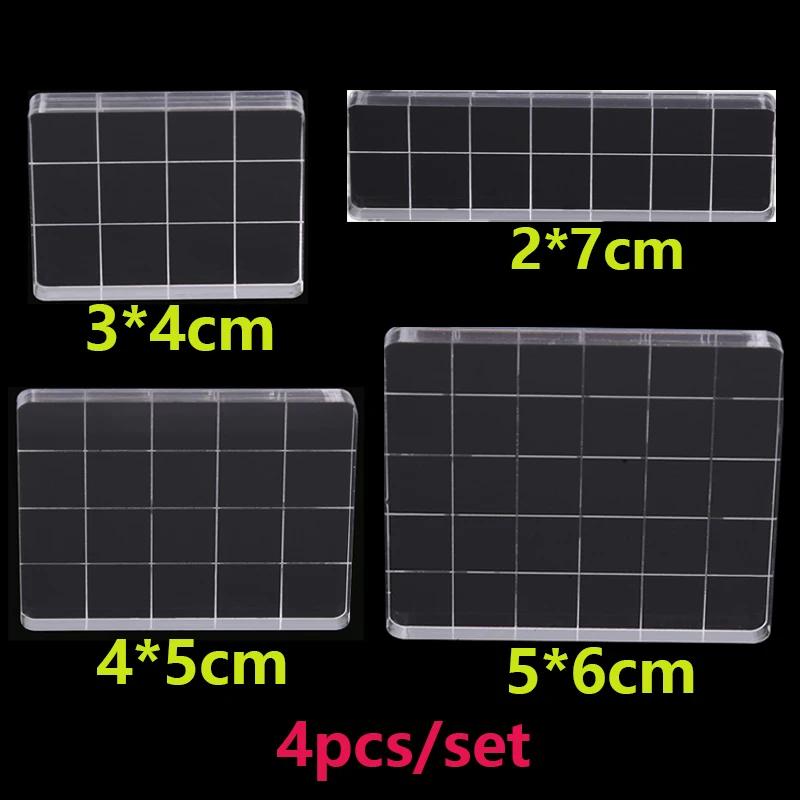 Kit posicionador de carimbo acrílico transparente em forma de l, para fazer cartão de scrapbooking diy, bloco de carimbo acrílico, conjunto de ferramentas de posicionamento de carimbo de madeira - Image 1