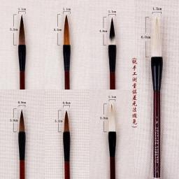 7 pçs chinês caligrafia pincéis conjunto com caneta caixa conjunto de escrita pincel ferramenta caligrafia tinta caligrafia arte pintura artesanato suprimentos - Image 4